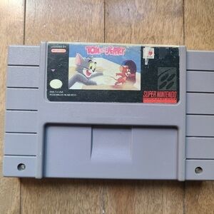 Super Nintendo Tom and Jerry Game Cartridge SNES